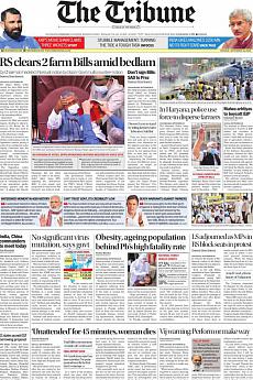 The Tribune Delhi - September 21st 2020