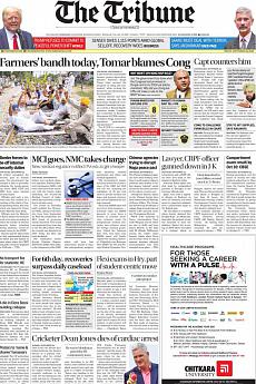 The Tribune Delhi - September 25th 2020