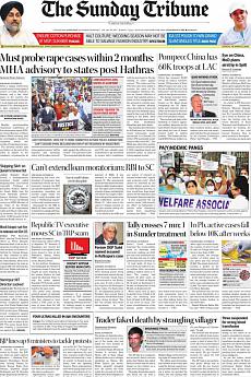 The Tribune Delhi - October 11th 2020