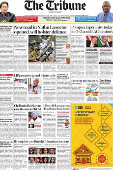The Tribune Delhi - October 26th 2020