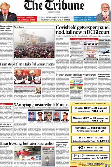 The Tribune Delhi - January 2nd 2021