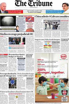 The Tribune Delhi - February 20th 2021