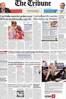 The Tribune Delhi - May 1st 2021