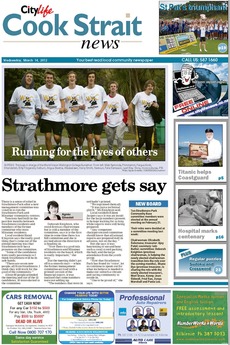 Cook Strait News - March 14th 2012
