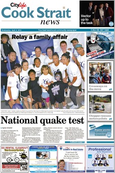 Cook Strait News - April 4th 2012