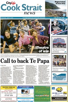 Cook Strait News - April 18th 2012