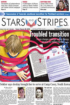Stars and Stripes - international - February 20th 2018