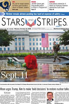 Stars and Stripes - international - September 12th 2018