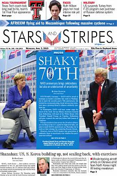 Stars and Stripes - international - April 3rd 2019