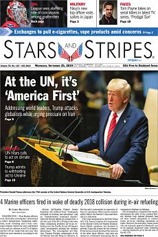 Stars and Stripes - international - September 25th 2019