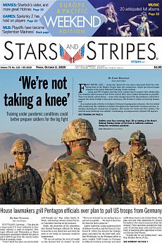 Stars and Stripes - international - October 2nd 2020