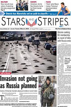 Stars and Stripes - international - March 1st 2022