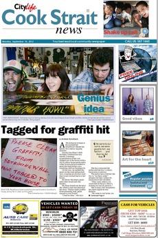 Cook Strait News - September 10th 2012