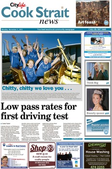 Cook Strait News - November 5th 2012