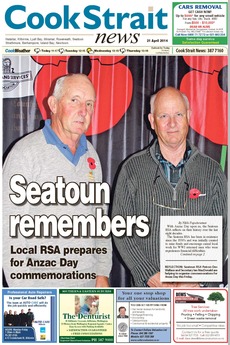 Cook Strait News - April 21st 2014
