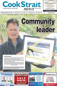 Cook Strait News - September 15th 2016