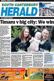South Canterbury Herald - November 26th 2014