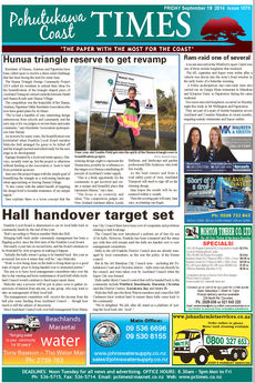 Pohutukawa Coast Times - September 19th 2014