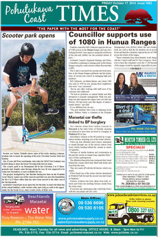 Pohutukawa Coast Times - October 17th 2014