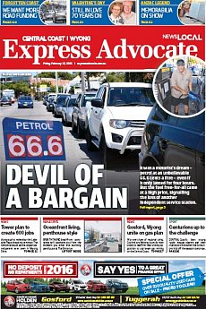Express Advocate - Wyong - February 13th 2015