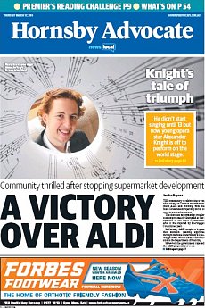 Hornsby Advocate - March 17th 2016