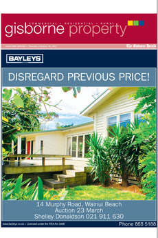 Gisborne Property Guide - February 16th 2012
