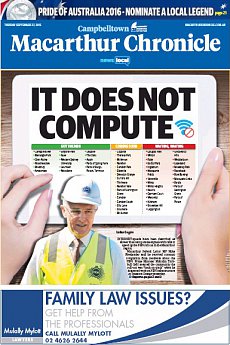Macarthur Chronicle Campbelltown - September 27th 2016