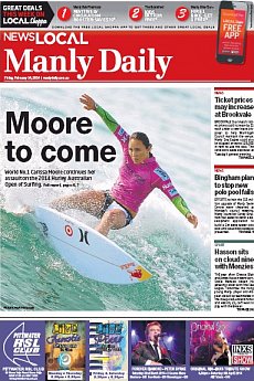 Manly Daily - February 14th 2014