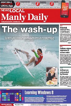 Manly Daily - February 18th 2014
