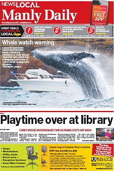 Manly Daily - June 11th 2014