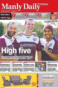 Manly Daily - August 30th 2014