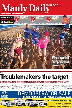 Manly Daily - September 18th 2014