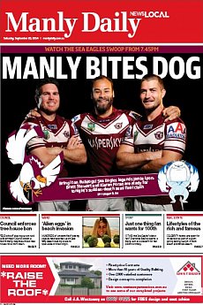 Manly Daily - September 20th 2014