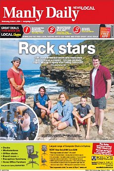 Manly Daily - October 1st 2014