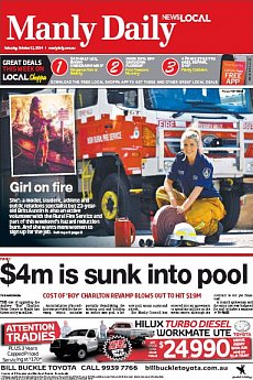 Manly Daily - October 11th 2014