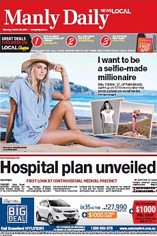 Manly Daily - October 30th 2014