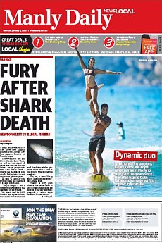 Manly Daily - January 8th 2015