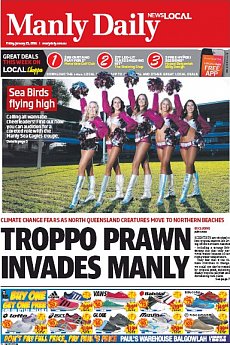 Manly Daily - January 23rd 2015