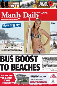 Manly Daily - February 11th 2015