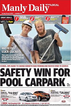 Manly Daily - February 19th 2015