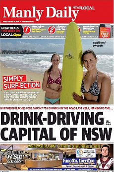 Manly Daily - February 20th 2015