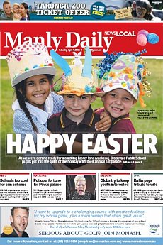 Manly Daily - April 4th 2015