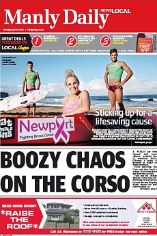 Manly Daily - April 14th 2015