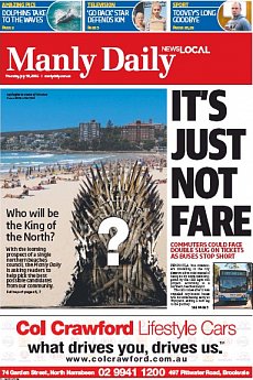 Manly Daily - July 30th 2015