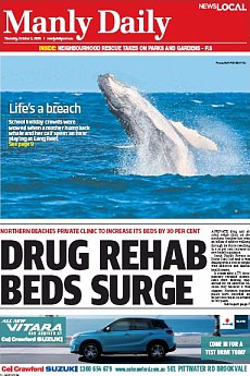 Manly Daily - October 1st 2015