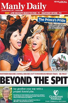 Manly Daily - November 4th 2015