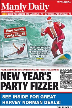 Manly Daily - December 12th 2015