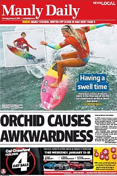 Manly Daily - January 14th 2016