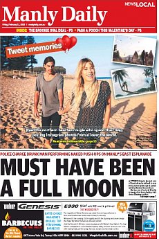 Manly Daily - February 12th 2016