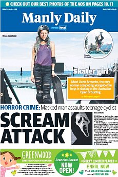 Manly Daily - March 4th 2016